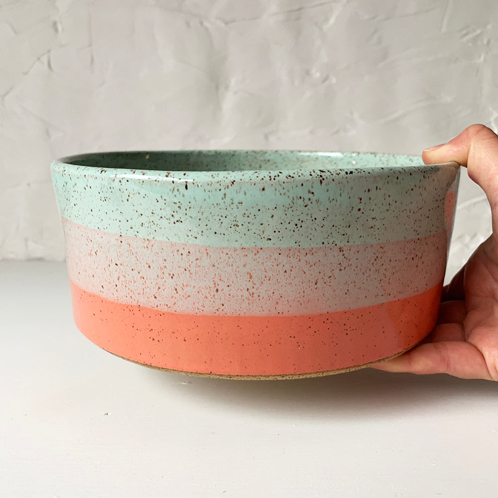 WHOLESALE Brighter Days Stoneware Large Bowl - Available in Assorted Colors