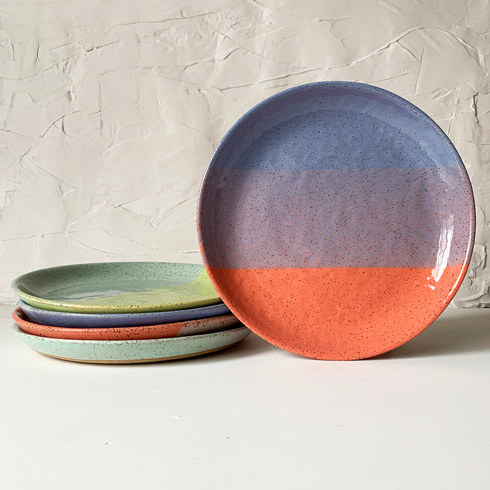 WHOLESALE Brighter Days Large Stoneware Plate - Available in Assorted Colors