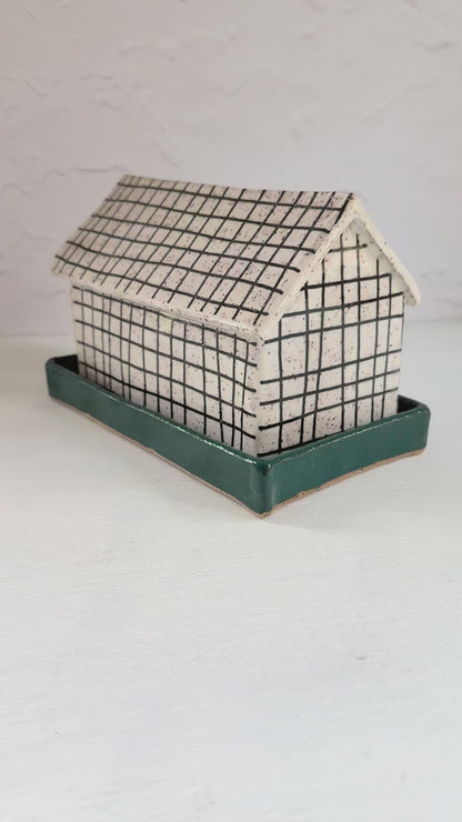 Barn Butter Dish - MADE TO ORDER