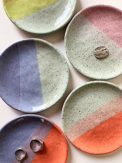 WHOLESALE Brighter Days Stoneware Trinket Tray - Available in Assorted Colors