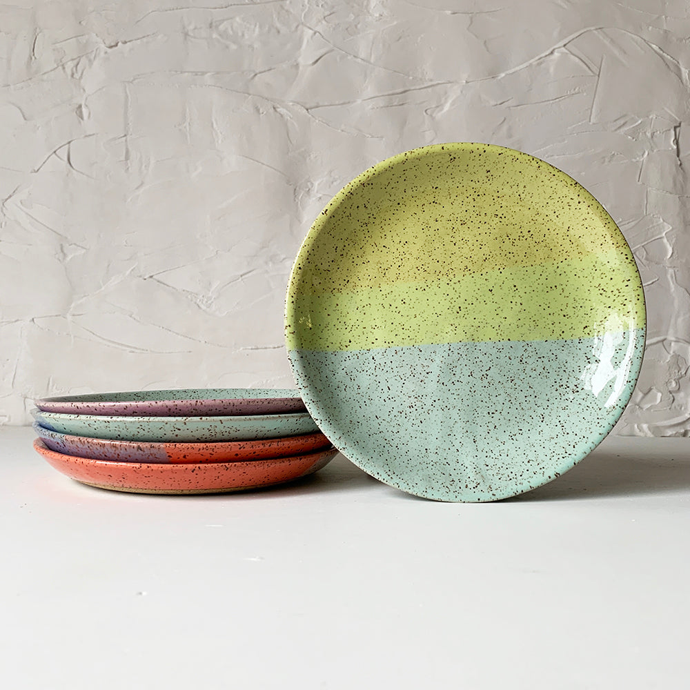 WHOLESALE Brighter Days Small Stoneware Plate - Available in Assorted Colors