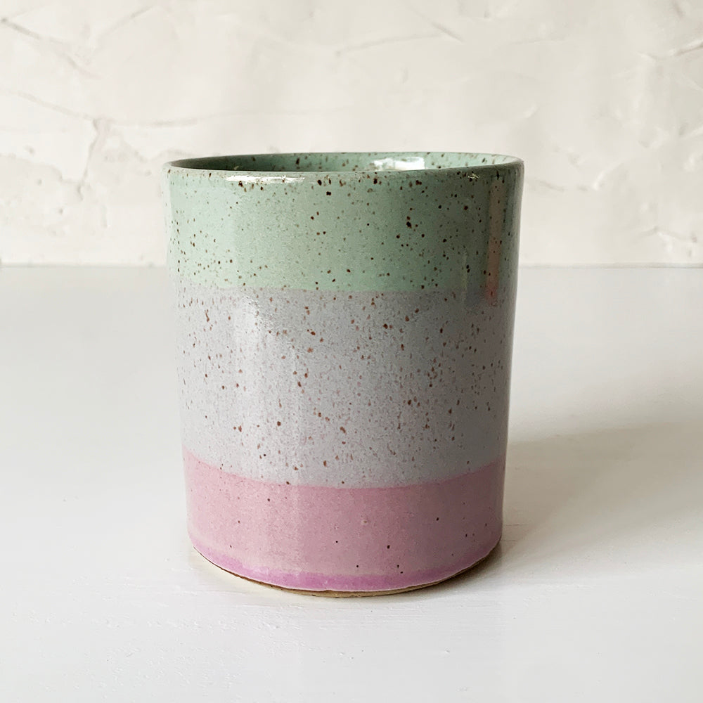 Brighter Days Stoneware Rocks Cups - Available in Assorted Colors