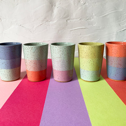 Brighter Days Stoneware Cup - Available in Assorted Colors