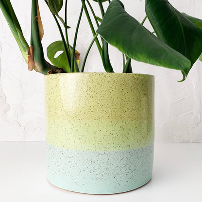 Brighter Days Large Stoneware Planter - Available in Assorted Colors