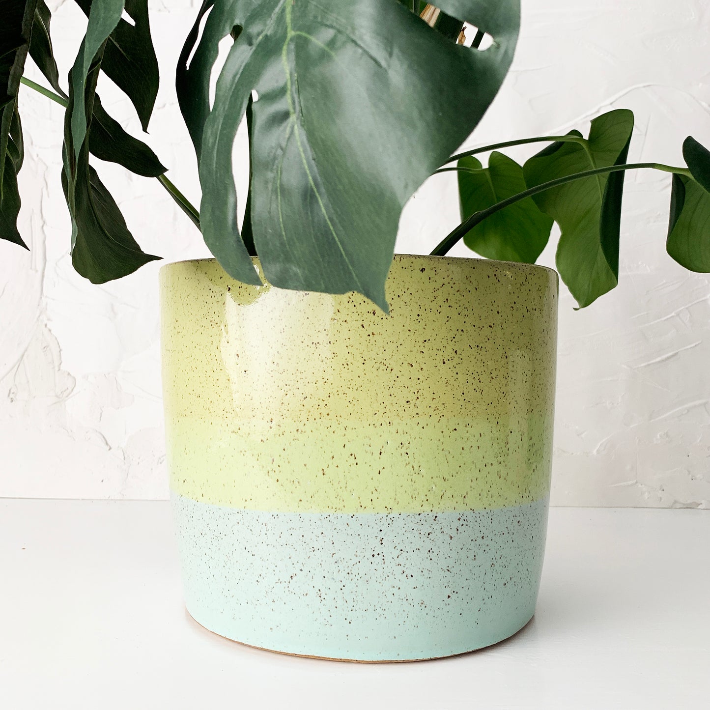 Brighter Days Large Stoneware Planter - Available in Assorted Colors